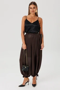 Костюм брючный 2174 шоколад Ambera style