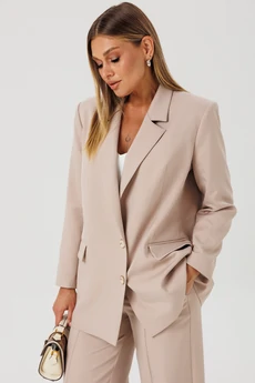Костюм брючный 2177 беж Ambera style