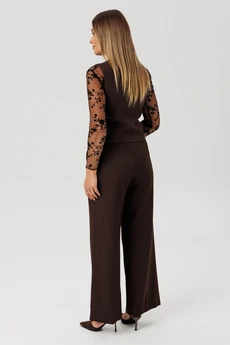 Костюм брючный 3025 шоколад Ambera style