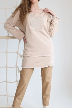 Туника 9597 капучино АМУЛЕТ