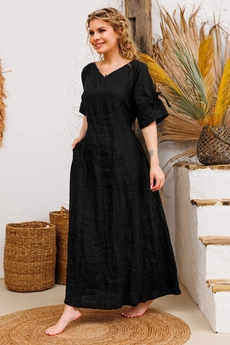 Платье 9731 черный АМУЛЕТ