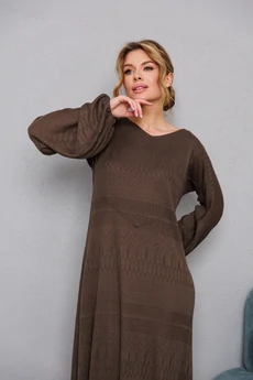 Платье 9905 древесный АМУЛЕТ