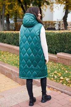 Жилет 1063 зеленый ANASTASIA MAK