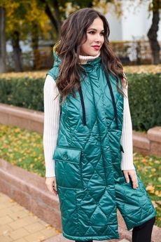 Жилет 1063 зеленый ANASTASIA MAK