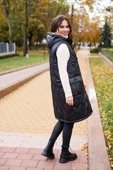 Жилет 1063 черный ANASTASIA MAK