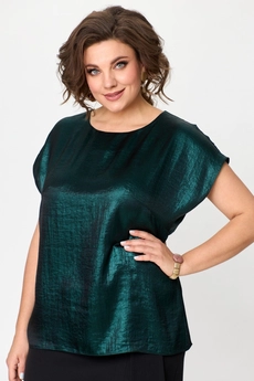Блузка 1155 изумруд ANASTASIA MAK