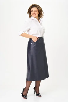 Юбка 1215 темно-синий ANASTASIA MAK