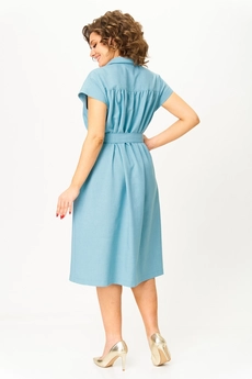 Платье 1260 голубой ANASTASIA MAK