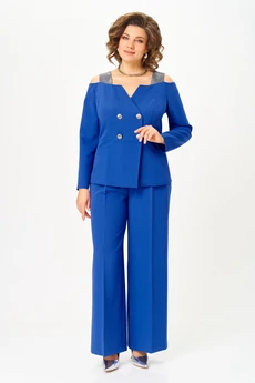 Костюм брючный 1276 василек ANASTASIA MAK