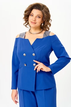 Костюм брючный 1276 василек ANASTASIA MAK