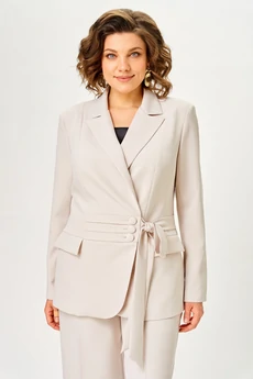 Костюм брючный 1277 бежевый ANASTASIA MAK