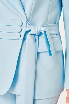 Костюм брючный 1277 голубой ANASTASIA MAK