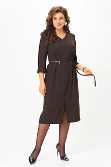 Платье 1294 коричневый ANASTASIA MAK