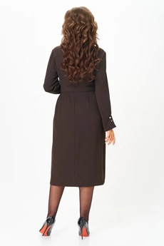 Платье 1296 коричневый ANASTASIA MAK