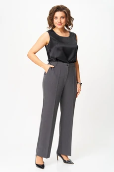 Костюм брючный 1297 серый ANASTASIA MAK