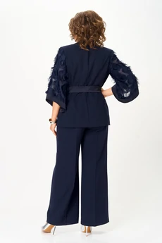Костюм брючный 1307 синий ANASTASIA MAK