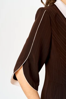 Платье 1308 коричневый ANASTASIA MAK