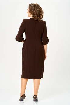 Платье 1308 коричневый ANASTASIA MAK