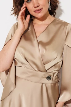 Платье 1309 песочный ANASTASIA MAK