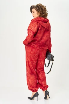 Спортивный костюм 1310 красный ANASTASIA MAK