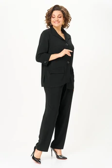 Костюм брючный 1311 черный ANASTASIA MAK