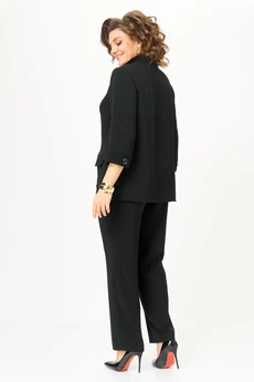 Костюм брючный 1311 черный ANASTASIA MAK