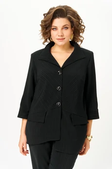 Костюм брючный 1311 черный ANASTASIA MAK