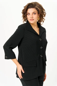 Костюм брючный 1311 черный ANASTASIA MAK