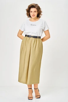 Костюм с юбкой 1320 горчица ANASTASIA MAK