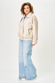 Куртка 1322 бежево-жемчужный ANASTASIA MAK