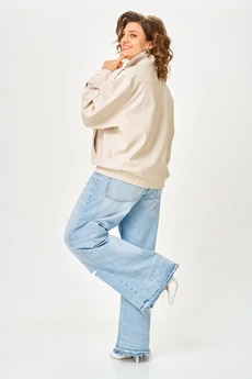 Куртка 1322 бежево-жемчужный ANASTASIA MAK