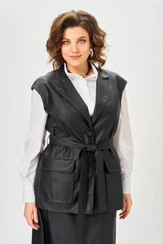 Жилет 1323 черный ANASTASIA MAK