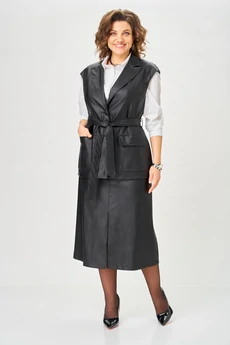 Жилет 1323 черный ANASTASIA MAK