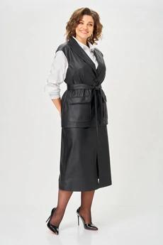 Жилет 1323 черный ANASTASIA MAK