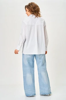 Рубашка 1324 белый ANASTASIA MAK