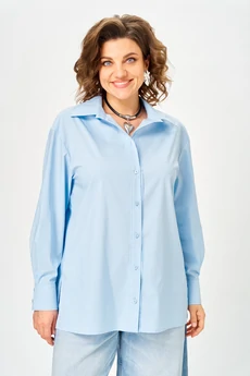 Рубашка 1324 голубой ANASTASIA MAK