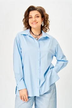 Рубашка 1324 голубой ANASTASIA MAK