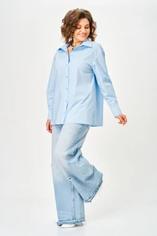 Рубашка 1324 голубой ANASTASIA MAK