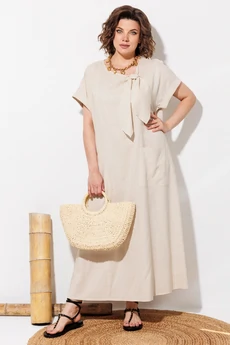 Платье 1326 бежевый ANASTASIA MAK