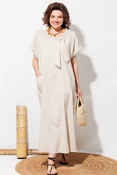 Платье 1326 бежевый ANASTASIA MAK