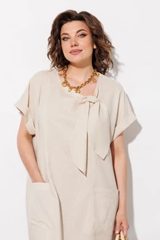 Платье 1326 бежевый ANASTASIA MAK