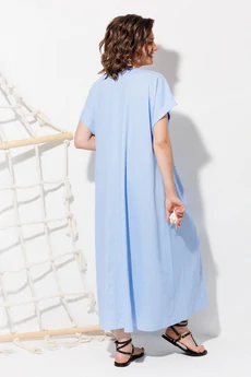 Платье 1326 голубой ANASTASIA MAK