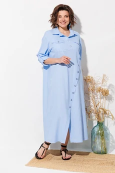 Платье 1330 голубой ANASTASIA MAK