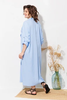 Платье 1330 голубой ANASTASIA MAK