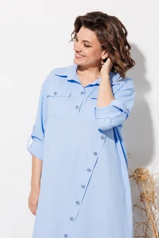 Платье 1330 голубой ANASTASIA MAK