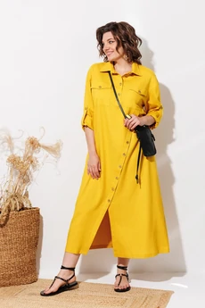 Платье 1330 желтый ANASTASIA MAK