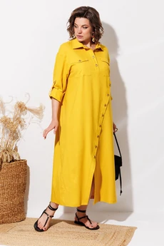 Платье 1330 желтый ANASTASIA MAK