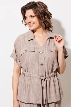 Костюм брючный 1337 какао ANASTASIA MAK