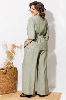 Костюм брючный 1339 мох ANASTASIA MAK