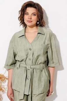 Костюм брючный 1339 мох ANASTASIA MAK